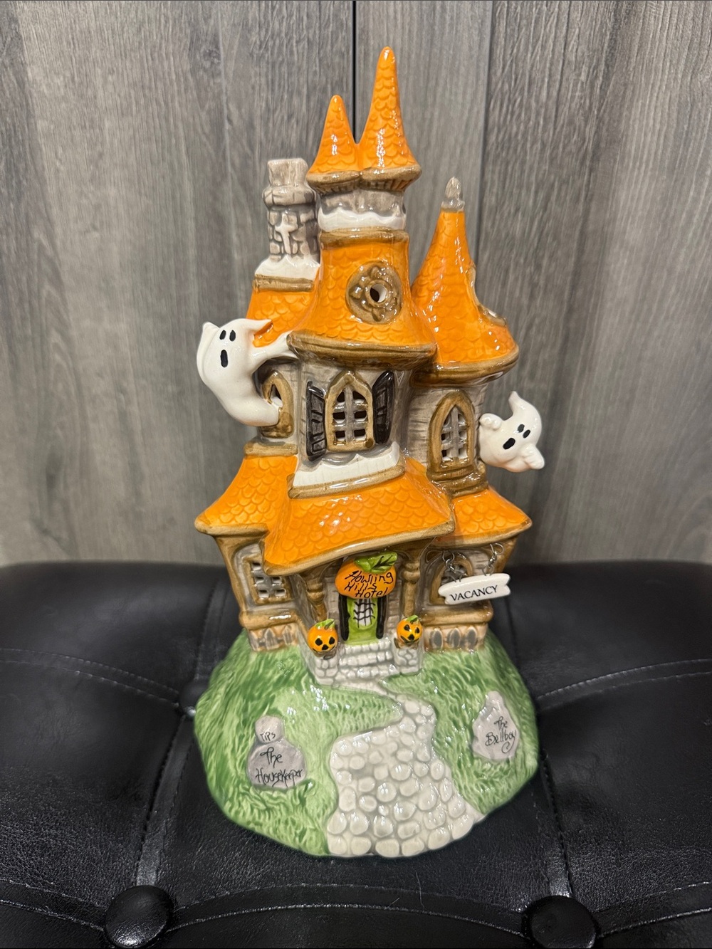 Blue Sky Clayworks Halloween Howling Hills Hotel Candle House Heather Goldminc